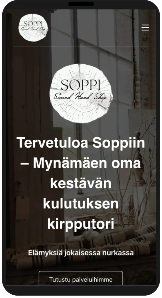 Mock up image soppi mobile view